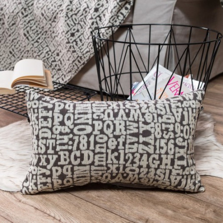 Μαξιλαροθήκη Teoran Letters 03 - 30x50cm