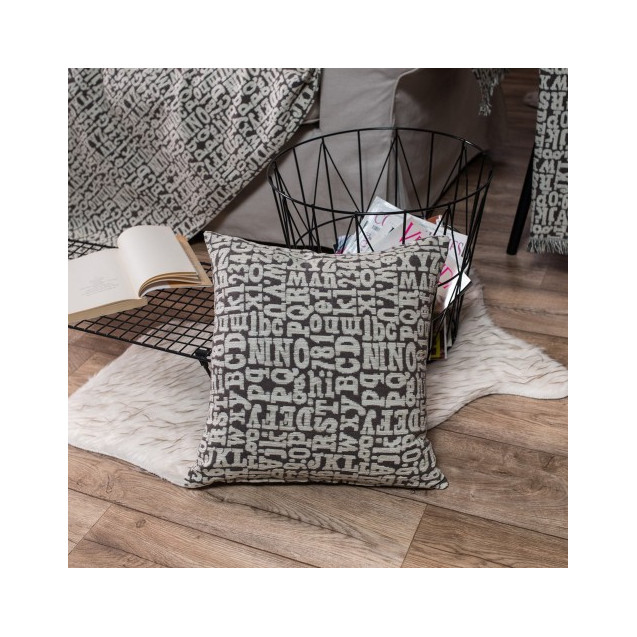 Μαξιλάρι Teoran Letters 03 - 65x65cm δαπέδου με...