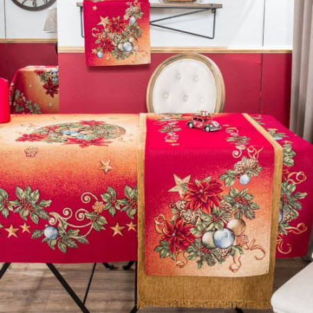 Τραπεζομάντηλο Teoran Pine - 140x140cm