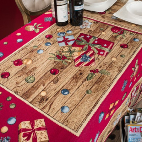 Τραπεζομάντηλο Teoran Gift - 140x140cm