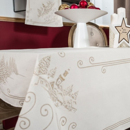 Τραπεζομάντηλο Teoran Challet - 140x180cm
