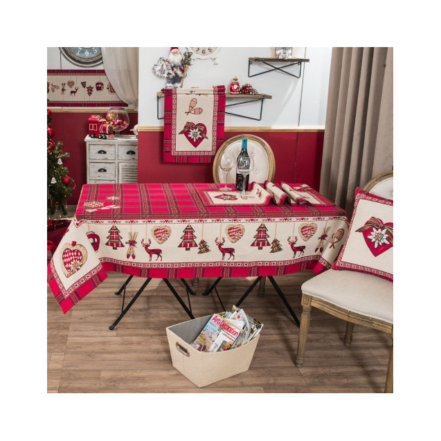 Τραπεζομάντηλο Teoran Trivor - 140x140cm