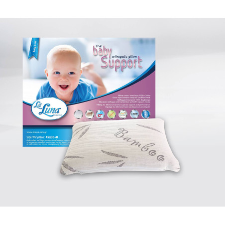 Μαξιλάρι Μαλακό/Μέτριο La Luna The Baby Orthopedic Pillow 45x30x8