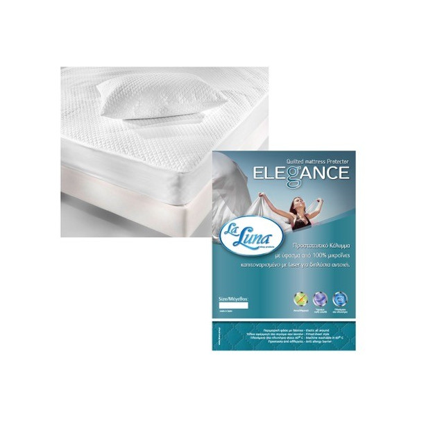 Κάλυμμα Στρώματος Καπιτονέ Με Φάσα Μονό La Luna...