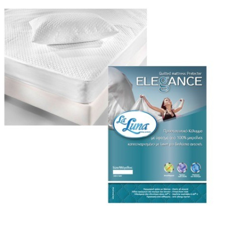 Κάλυμμα Στρώματος Καπιτονέ Με Φάσα Διπλό La Luna Elegance 140x200+35