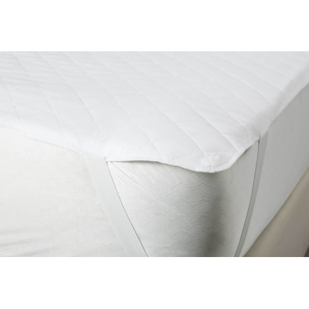 Κάλυμμα Στρώματος Φανελένιο Με 4 Λάστιχα Αδιάβροχο Μονό La Luna Flannel 90x200