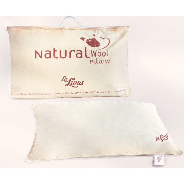 Μαξιλάρι Ύπνου La Luna The Wool Natural 50x70...