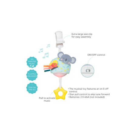 Κρεμαστό Μουσικό Παιχνίδι Taf Toys Musical Koala T-12575