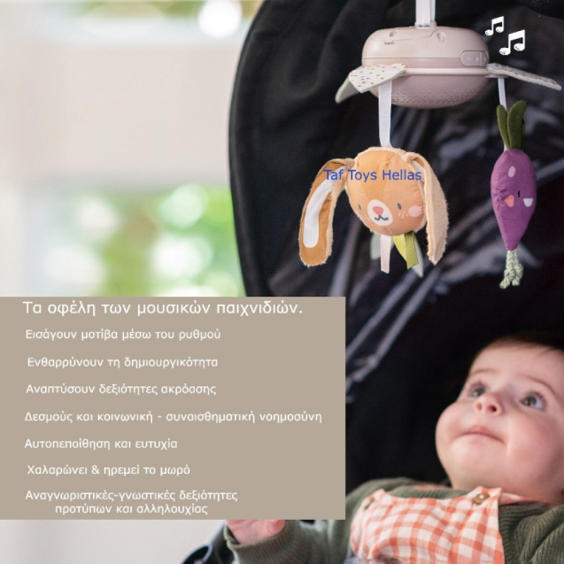 Μουσικό Περιστρεφόμενο Κρεμαστό Taf Toys...