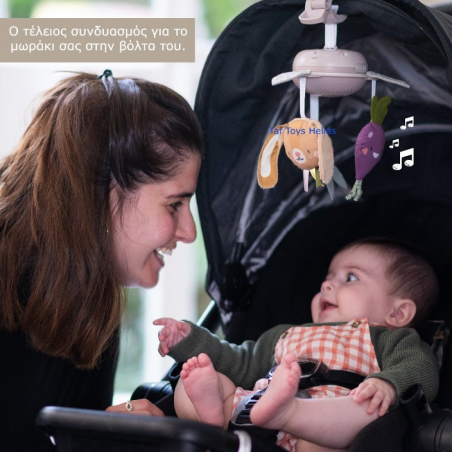 Μουσικό Περιστρεφόμενο Κρεμαστό Taf Toys Καροτσιού Garden T-13275