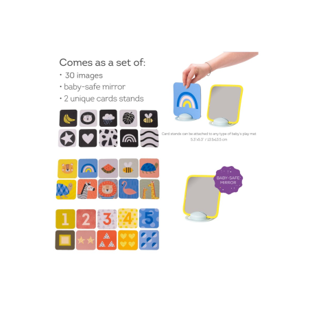 Παιχνίδι Δραστηριοτήτων Taf Toys My 1st Tummy-Time Cards  T-12835