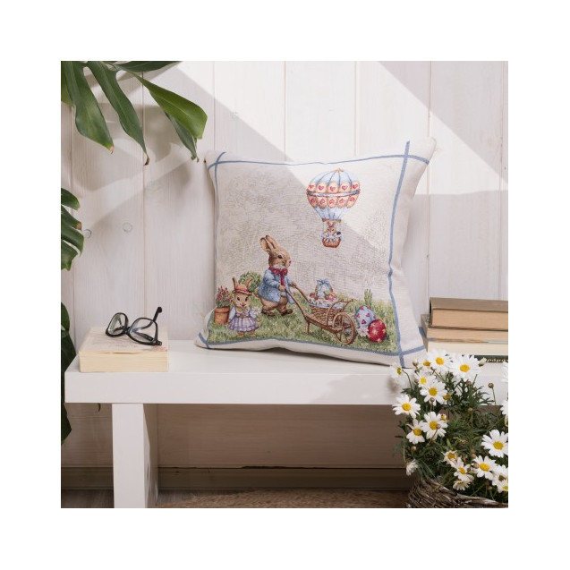 Μαξιλαροθήκη Teoran Pascal - 45x45cm με γέμιση