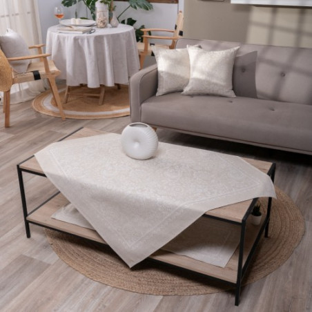 Καρέ &amp Τραβέρσα Teoran Peony 01 Σετ 2 τεμαχίων - 100x100cm &amp 40x100cm