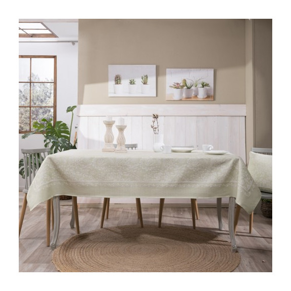 Τραπεζομάντηλο Teoran Peony 08 - 140x140cm