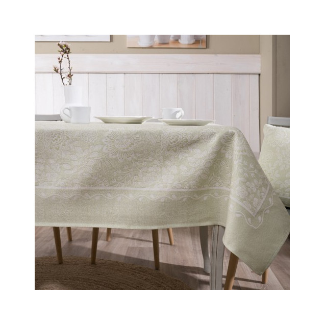 Τραπεζομάντηλο Teoran Peony 08 - 140x140cm