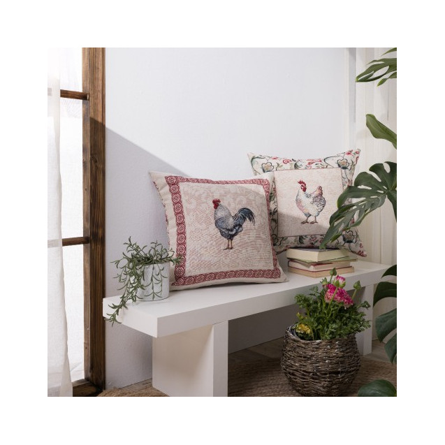 Μαξιλαροθήκη Teoran Rooster - 45x45cm