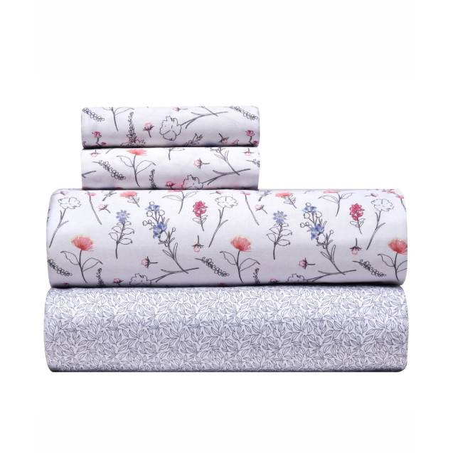 Σετ Σεντόνια King Size 4 Τεμαχίων Kentia Erbe...