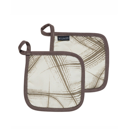 Σετ Πιάστρες Κουζίνας 2 Τεμαχίων Kentia Felce 20x20