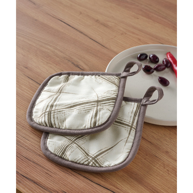 Σετ Πιάστρες Κουζίνας 2 Τεμαχίων Kentia Felce...