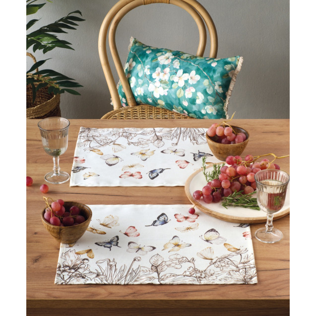 Σετ Σουπλά 4 Τεμαχίων Kentia Liblika 33x45