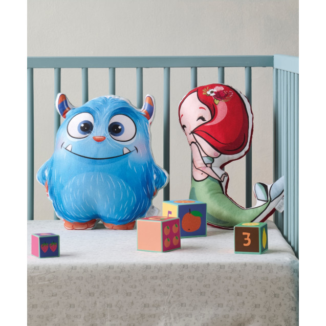 Βρεφικό Μαξιλάρι Διακόσμησης Kentia Mostro 40x40