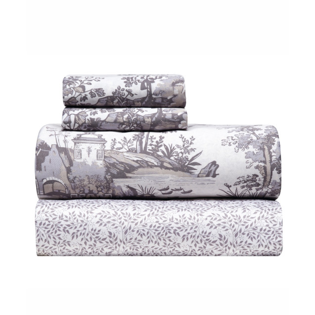 Σετ Σεντόνια King Size 4 Τεμαχίων Kentia Toile...