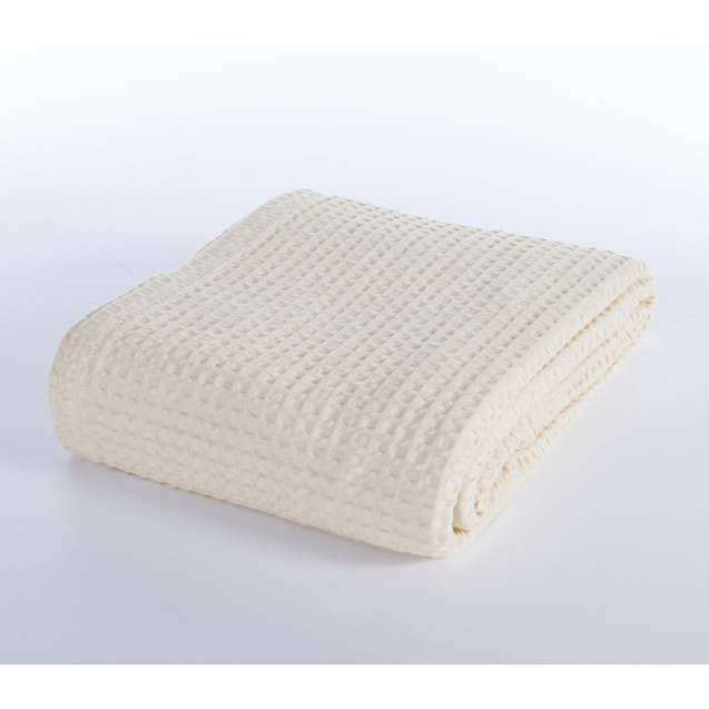 Κουβέρτα Πικέ Υπέρδιπλη Nef-Nef  New Golf Ecru...