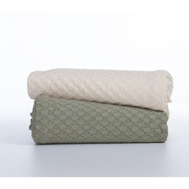 Κουβέρτα Πικέ Μονή Nef-Nef Elmer Off White 160x240