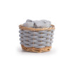 Καλαθάκι Με Λαβέτες 5 Τεμαχίων Nef-Nef Borra Grey 30x30