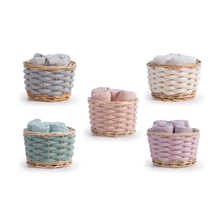 Καλαθάκι Με Λαβέτες 5 Τεμαχίων Nef-Nef Borra Grey 30x30