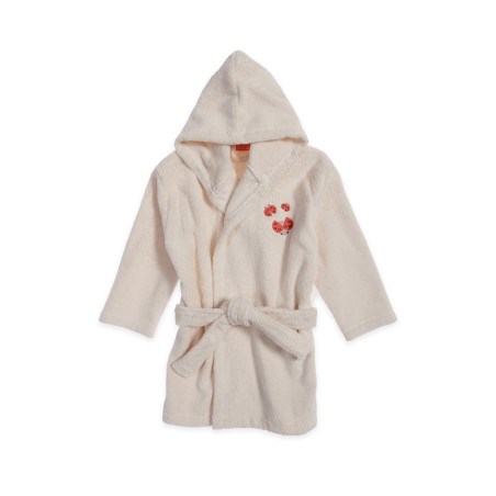 Βρεφικό Μπουρνούζι Nef-Nef Lady Bug Ecru 02