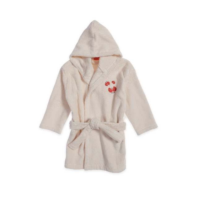 Βρεφικό Μπουρνούζι Nef-Nef Lady Bug Ecru 04