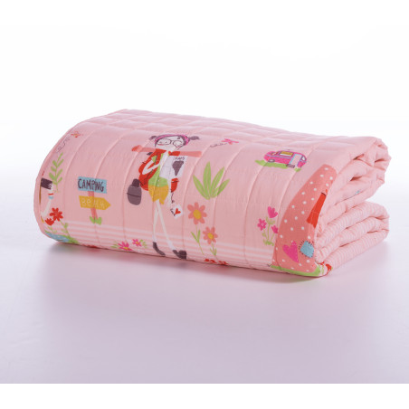 Παιδικό Κουβερλί Μονό Nef-Nef Camping Coral 180x240