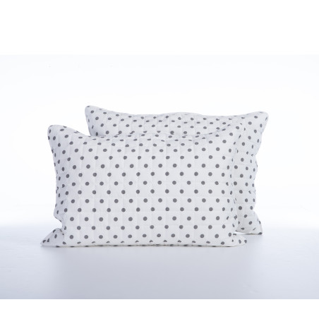 Σετ Μαξιλαροθήκες Διακόσμησης 2 Τεμαχίων Nef-Nef Donter Grey 52x72