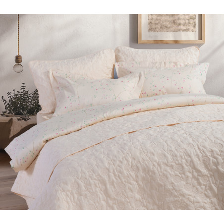 Κουβερλί Υπέρδιπλο Nef-Nef Zinovia Vanilla 230x240