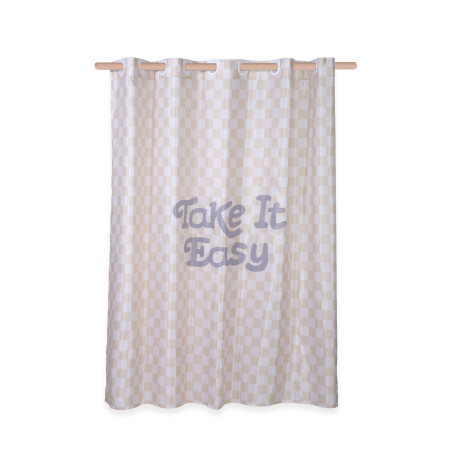 Κουρτίνα Μπάνιου Nef-Nef Easy Beige 180x200
