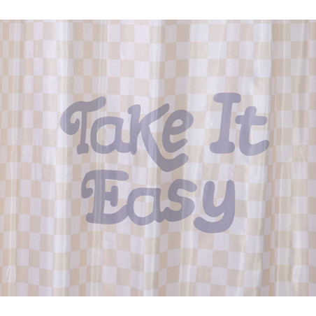 Κουρτίνα Μπάνιου Nef-Nef Easy Beige 180x200