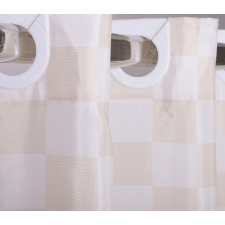 Κουρτίνα Μπάνιου Nef-Nef Easy Beige 180x200