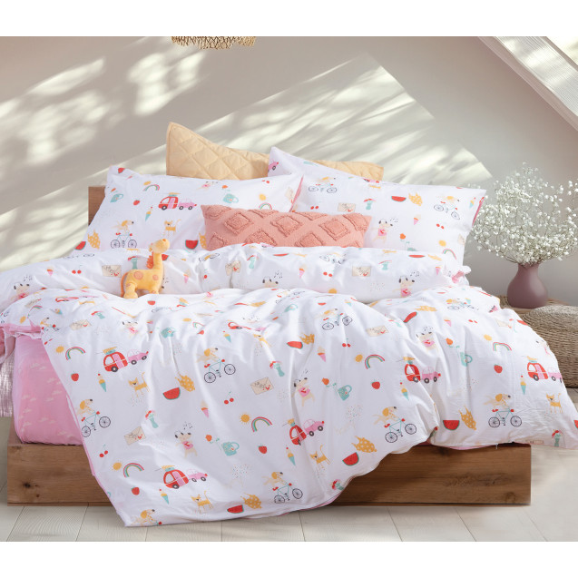 Σετ Παιδικά Σεντόνια Μονά 3 Τεμαχίων Nef-Nef...