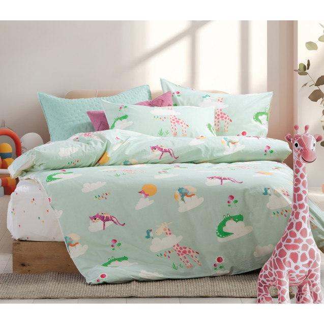 Σετ Παιδικά Σεντόνια Μονά 3 Τεμαχίων Nef-Nef...