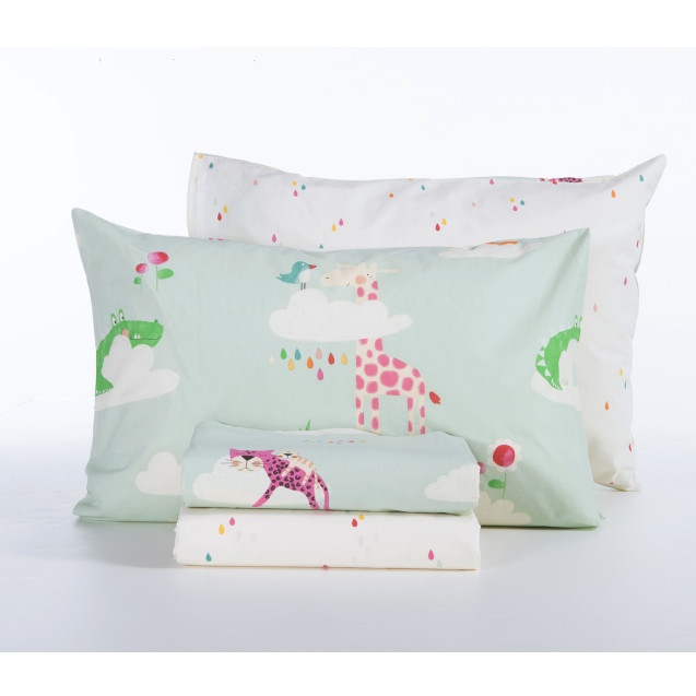 Σετ Παιδικά Σεντόνια Μονά 3 Τεμαχίων Nef-Nef...