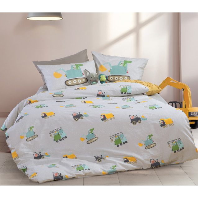 Σετ Παιδικά Σεντόνια Μονά 3 Τεμαχίων Nef-Nef...