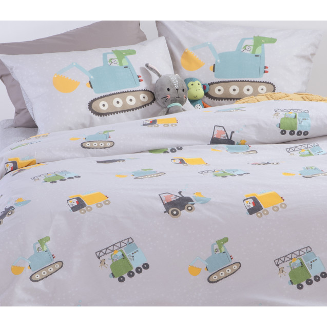 Σετ Παιδικά Σεντόνια Μονά 3 Τεμαχίων Nef-Nef...