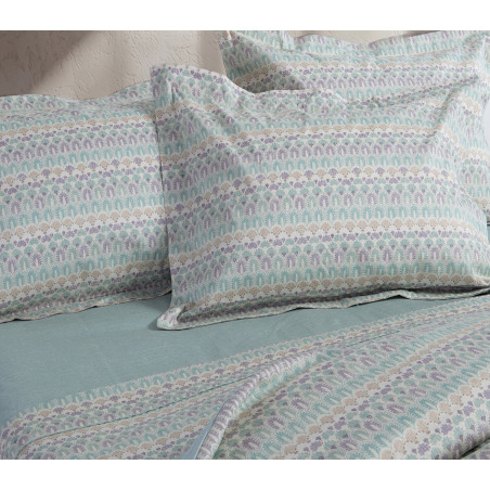 Σετ Σεντόνια Υπέρδιπλα 4 Τεμαχίων Nef-Nef Mosair Aqua 240x270