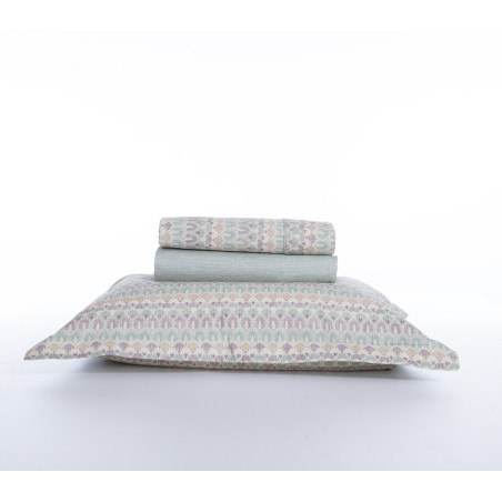 Σετ Σεντόνια King Size 4 Τεμαχίων Nef-Nef Mosair Aqua 270x280