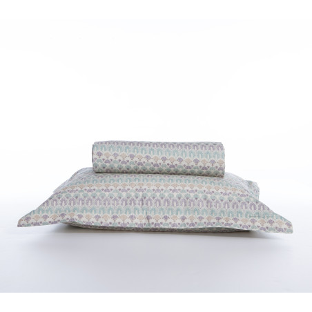 Σετ Παπλωματοθήκη Υπέρδιπλη 3 Τεμαχίων Nef-Nef Mosair Aqua 240x230