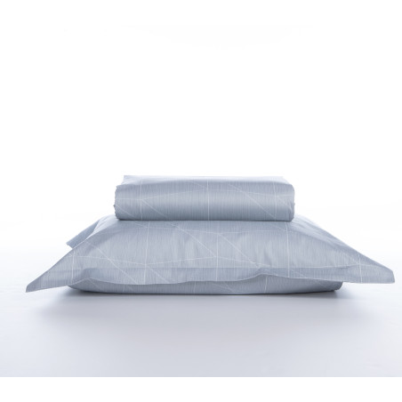 Σετ Παπλωματοθήκη Υπέρδιπλη 3 Τεμαχίων Nef-Nef Mirrage Grey 240x230