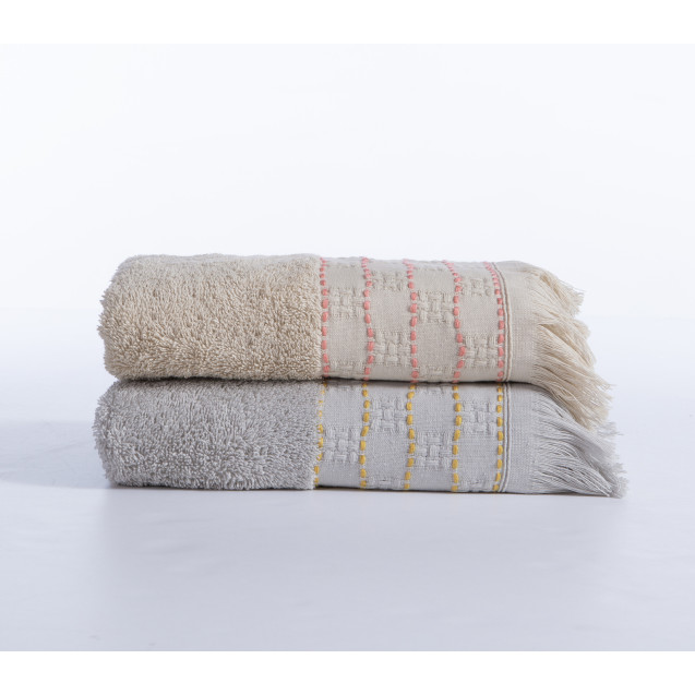 Πετσέτα Σώματος Nef-Nef Quantro Beige 70x140