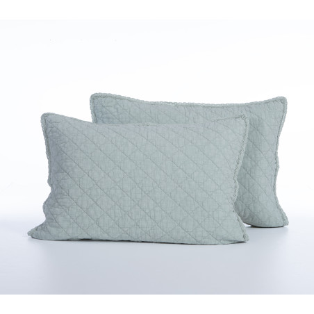 Σετ Μαξιλαροθήκες Διακόσμησης 2 Τεμαχίων Nef-Nef Brunno Silver 52x72