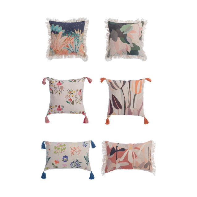 Μαξιλαροθήκη Διακόσμησης Nef-Nef Flori Multi 45x45